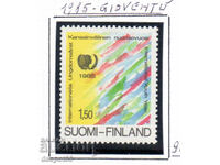 1985. Финландия. ООН - Международна година на младежта.