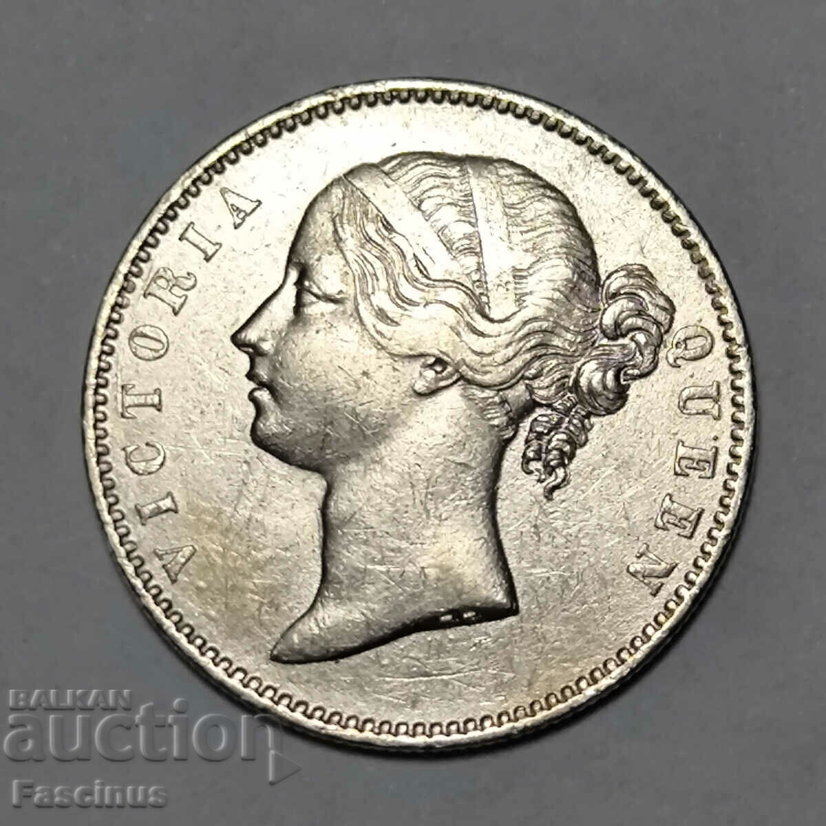 1 Rupee Silver Coin 1840 British India