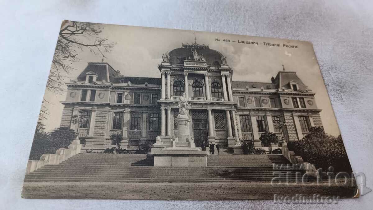 Postcard Lausanne Tribunal Federal