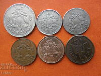 O mulțime de monede din Barbados