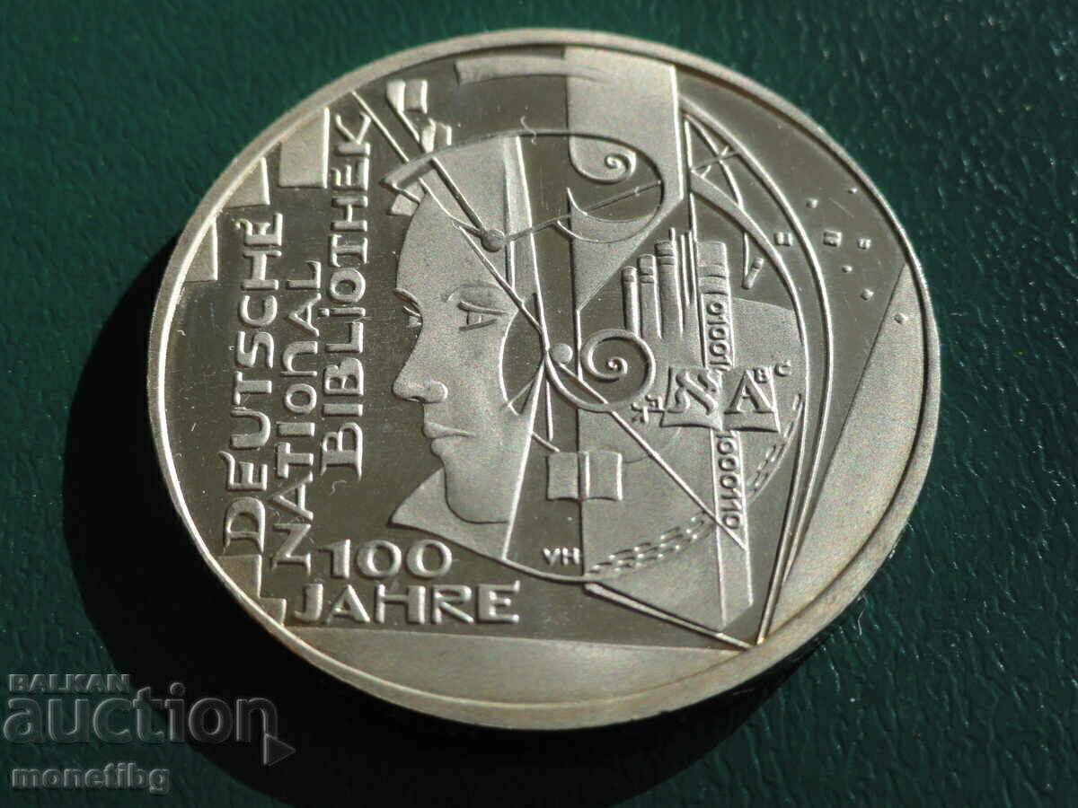 Germania 2012 - 10 euro ''100 de ani. biblioteca nationala" Germania 2012 - 10 euro ''100 de ani. biblioteca nationala"