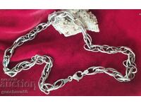 Silver Men's Necklace/Tags