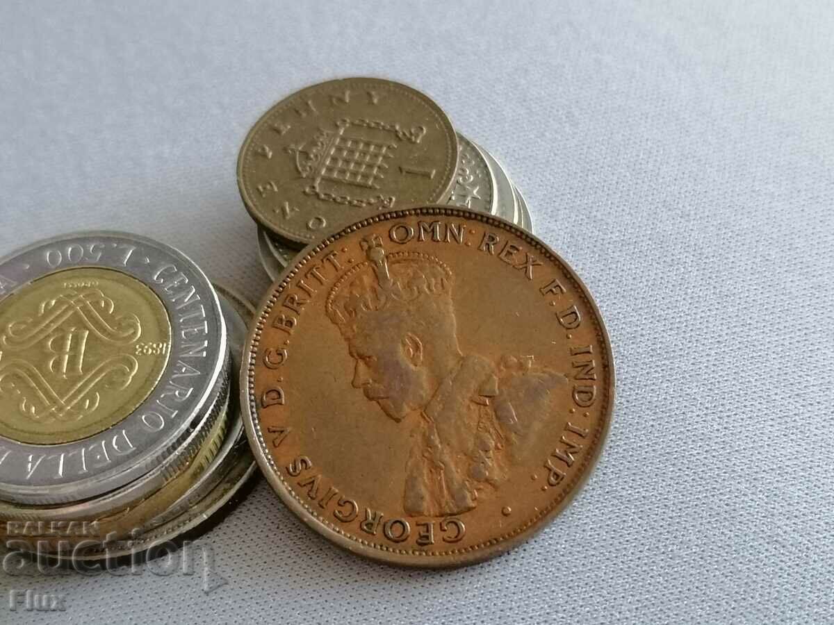 Coin - Australia - 1 penny | 1935 with price 18.00 BGN | € 9.20 Coin - Australia - 1 penny | 1935 with price 18.00 BGN | € 9.20