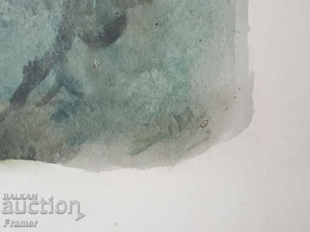 Dechko Uzunov 1899 - 1986 Acuarelă MARE Certificat de natură moartă - 5 Dechko Uzunov 1899 - 1986 Acuarelă MARE Certificat de natură moartă - 5