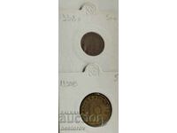 TWO COINS GERMANY 1938