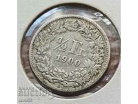 Switzerland 1/2 franc 1900