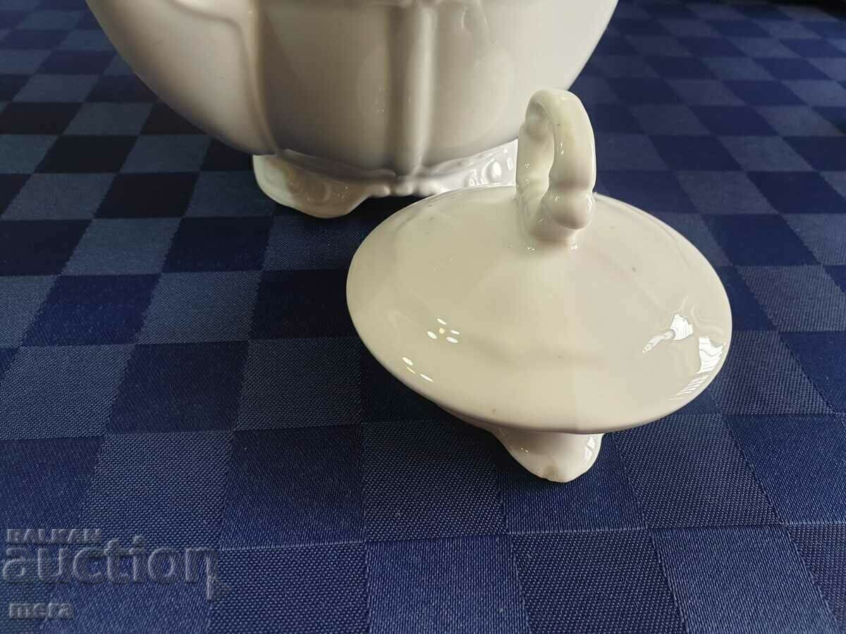 Delivery of Baroque porcelain Bulgarian teapot - Stalin - Vidin - 1956 Delivery of Baroque porcelain Bulgarian teapot - Stalin - Vidin - 1956