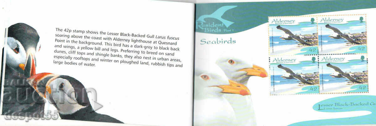 Delivery of 2006. Alderney, UK. Sea birds. Carnet. Delivery of 2006. Alderney, UK. Sea birds. Carnet.