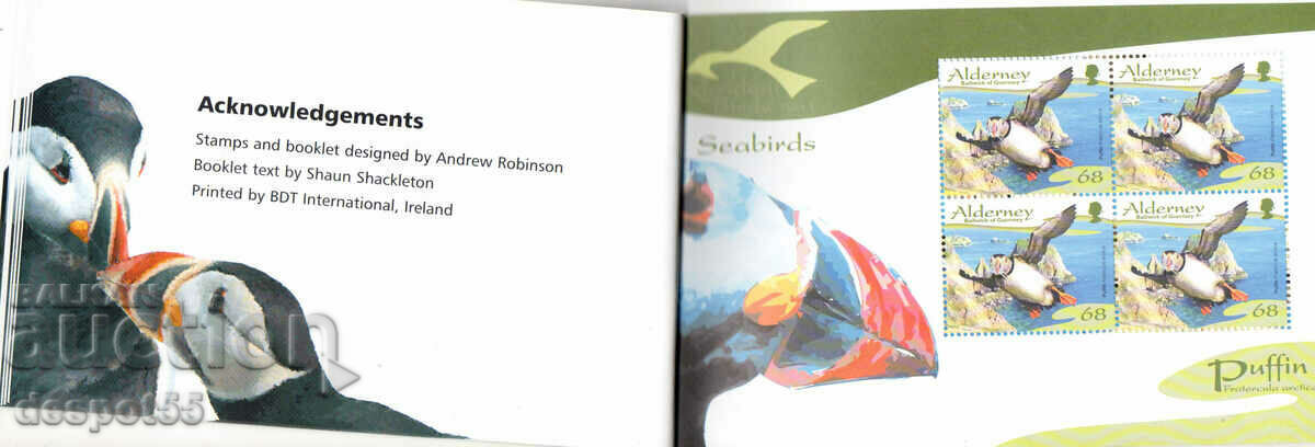 2006. Alderney, UK. Sea birds. Carnet. - 7 2006. Alderney, UK. Sea birds. Carnet. - 7