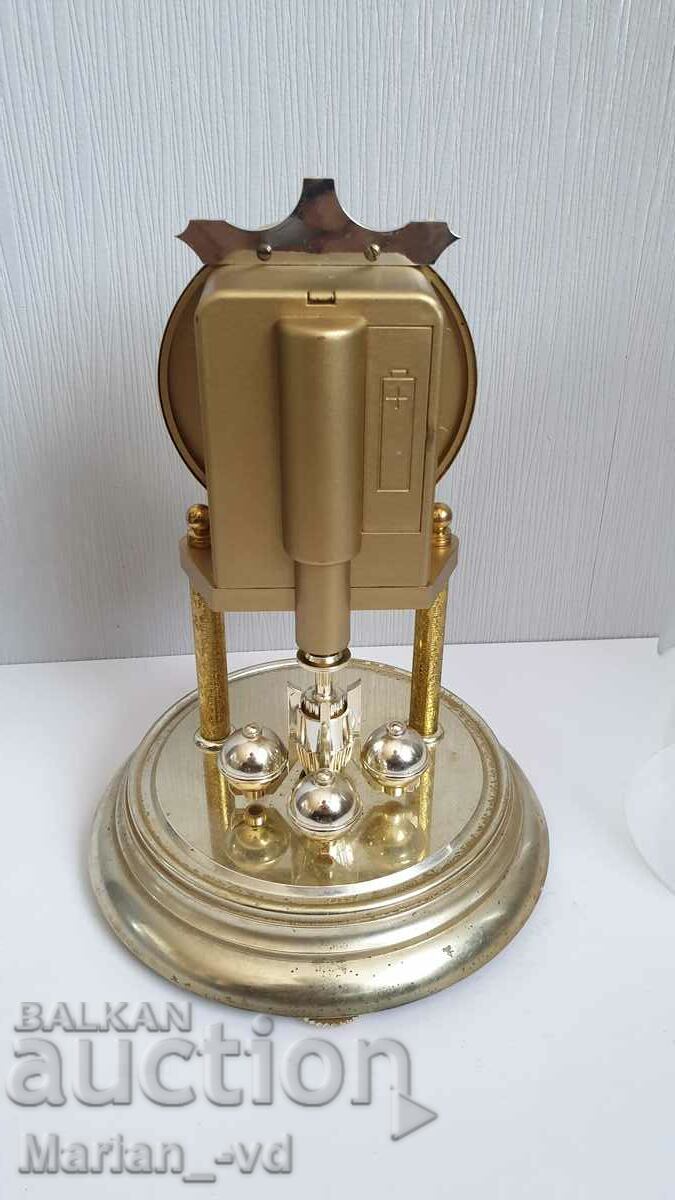 German Quartz Desk Clock with Flask - 6 German Quartz Desk Clock with Flask - 6