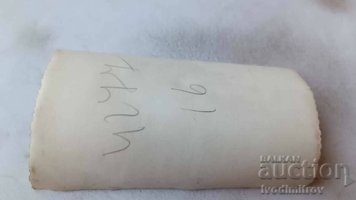 Photo Sofia Two young men in front of the Mausoleum of G. Dimitrov with price 2.45 BGN | € 1.25