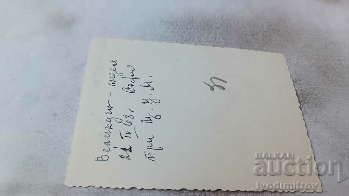 Photo Sofia Two men and a woman at T. T. M. 1968 with price 1.65 BGN | € 0.84 Photo Sofia Two men and a woman at T. T. M. 1968 with price 1.65 BGN | € 0.84