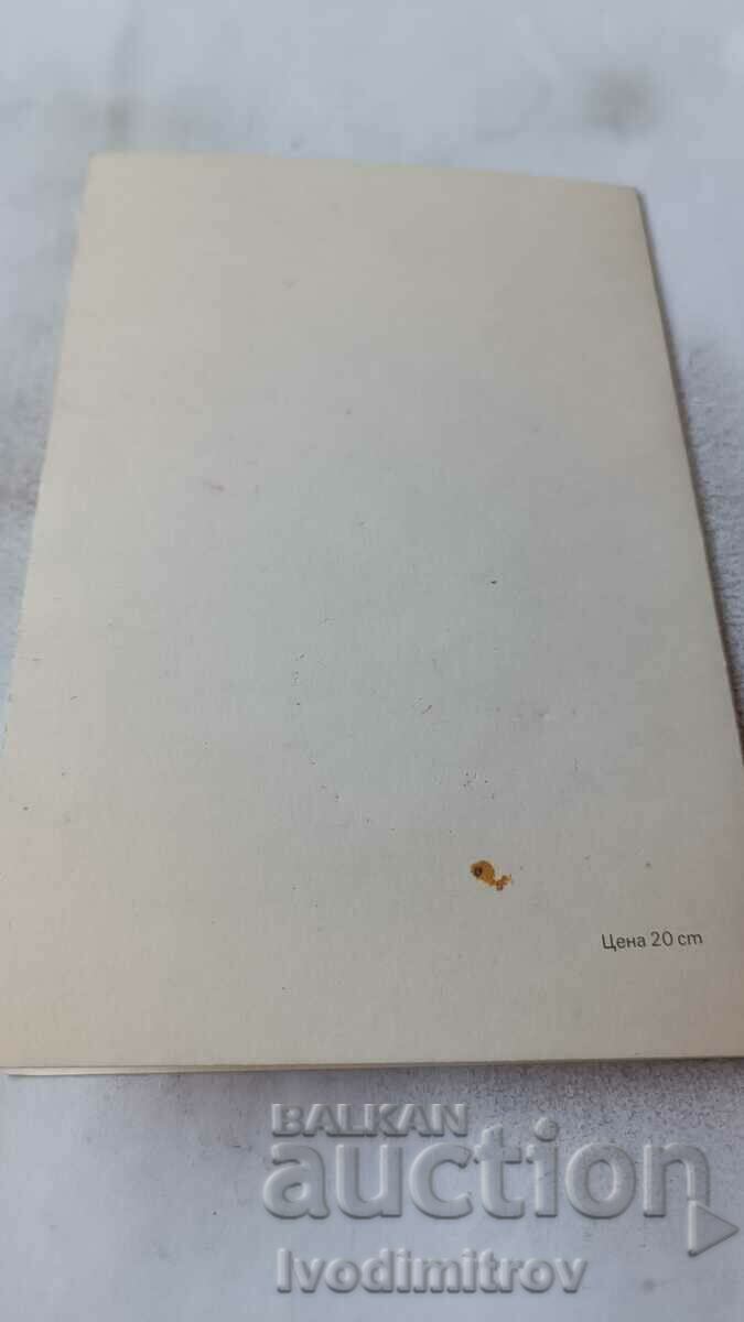 Auction Postcard Girl 1977 Auction Postcard Girl 1977