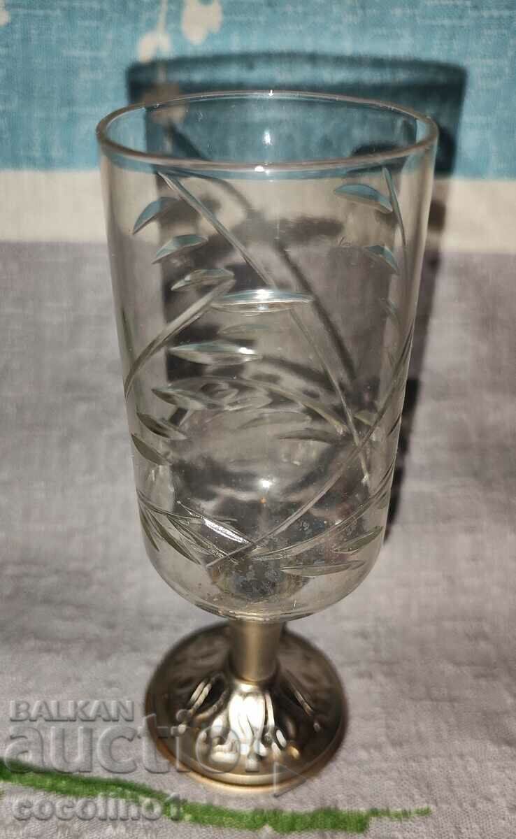 Collection glass cup