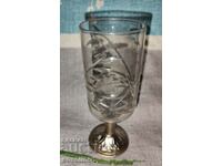 Collection glass cup