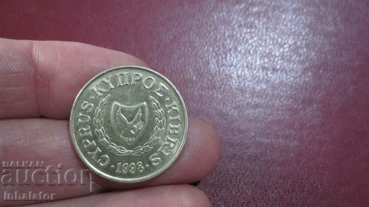 Cipru 10 cenți 1998