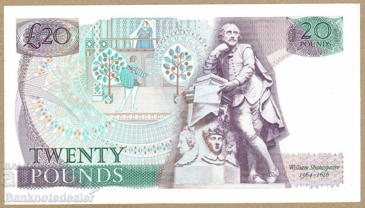 Αγγλία 20 Pounds 1988-91 Pick 380e Ref 9801 με τιμή € 89.00 | 174.07 BGN