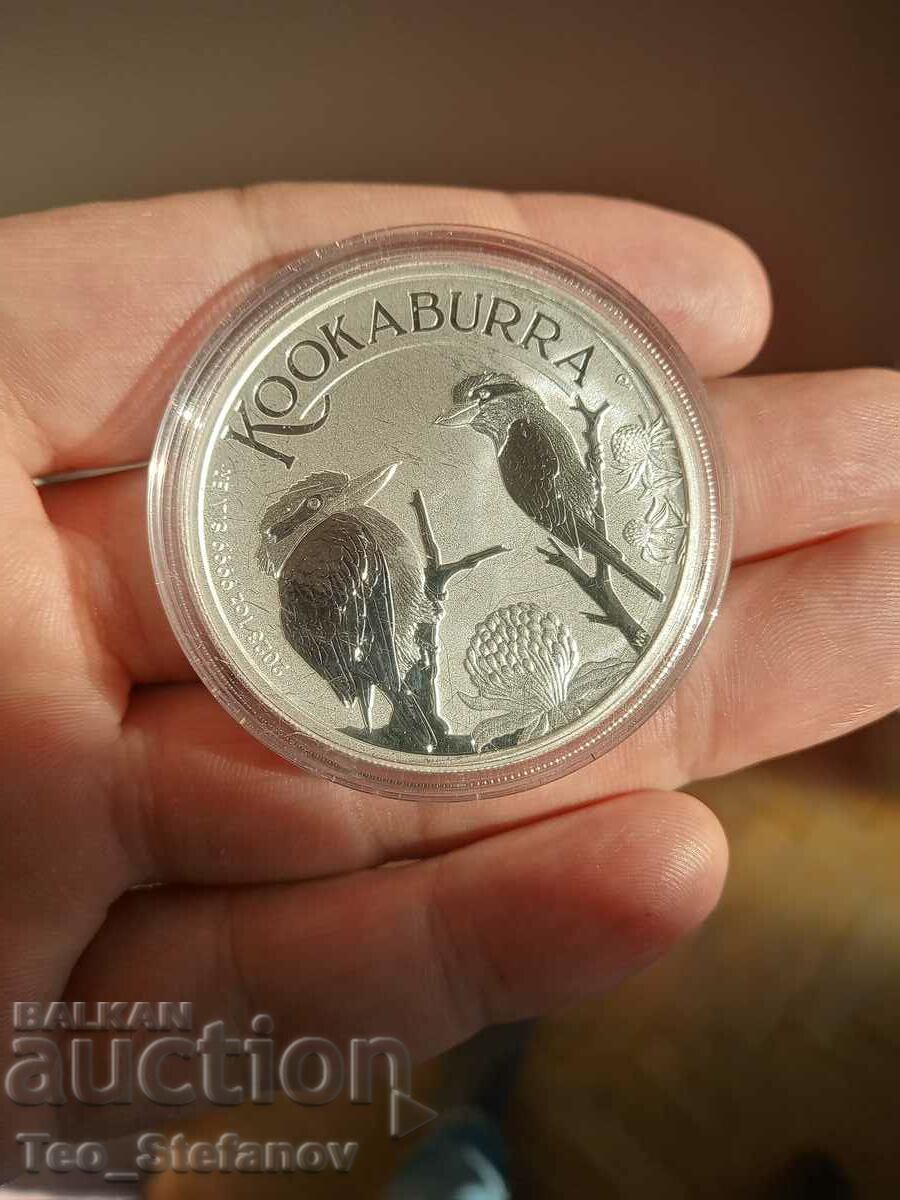 $1 2023 Australia Kookaburra UNC Silver