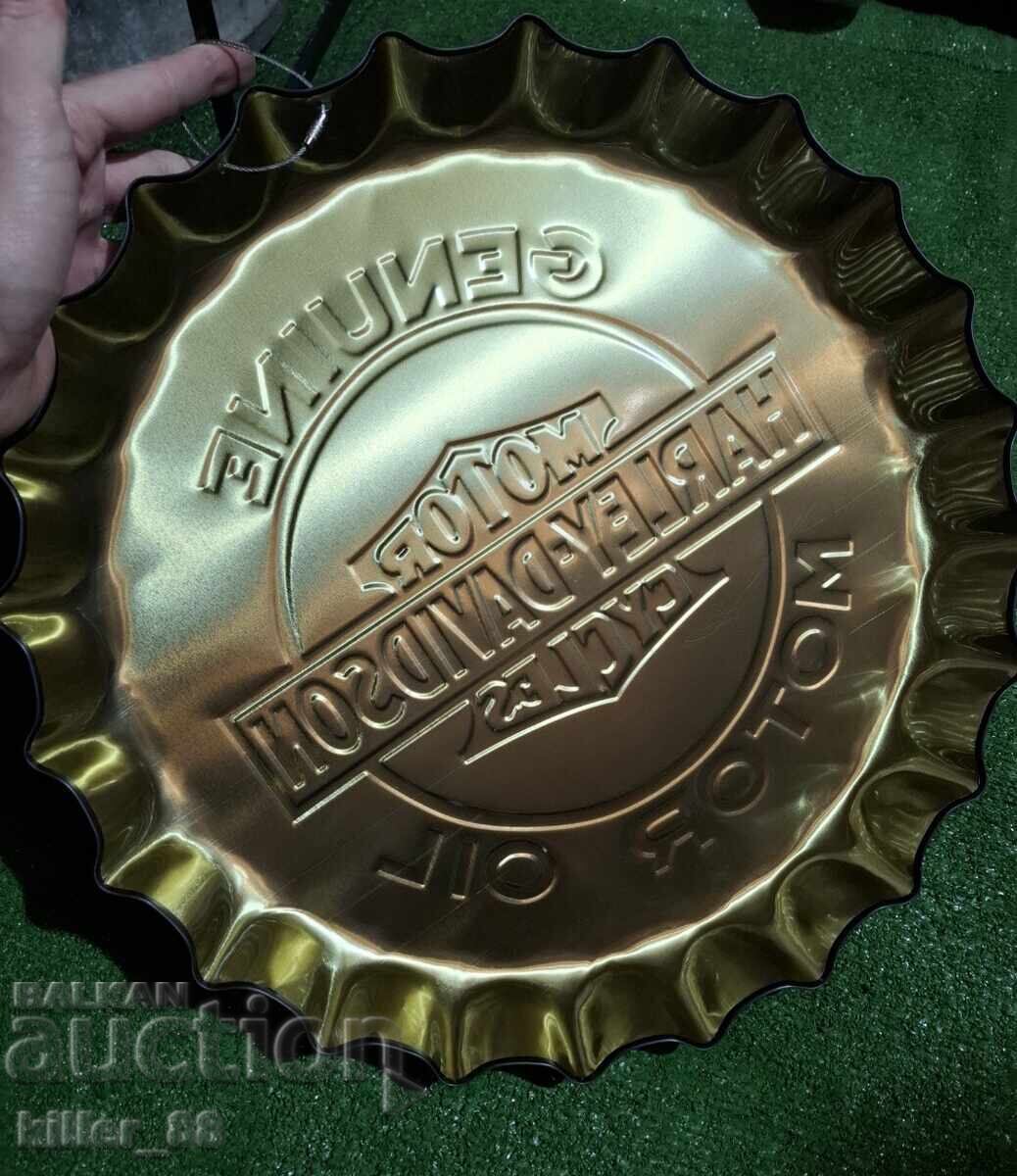 Licitație Semn metalic în formă de șapcă Harley-Davidson Licitație Semn metalic în formă de șapcă Harley-Davidson