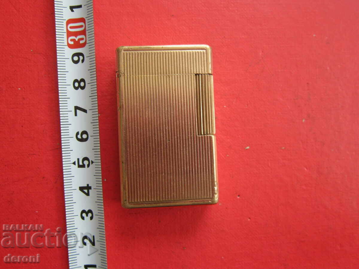 Unique gold plated ST Dupont 20 micron lighter