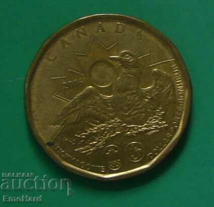 Канада 1 долар  2016 Щастливия Луни