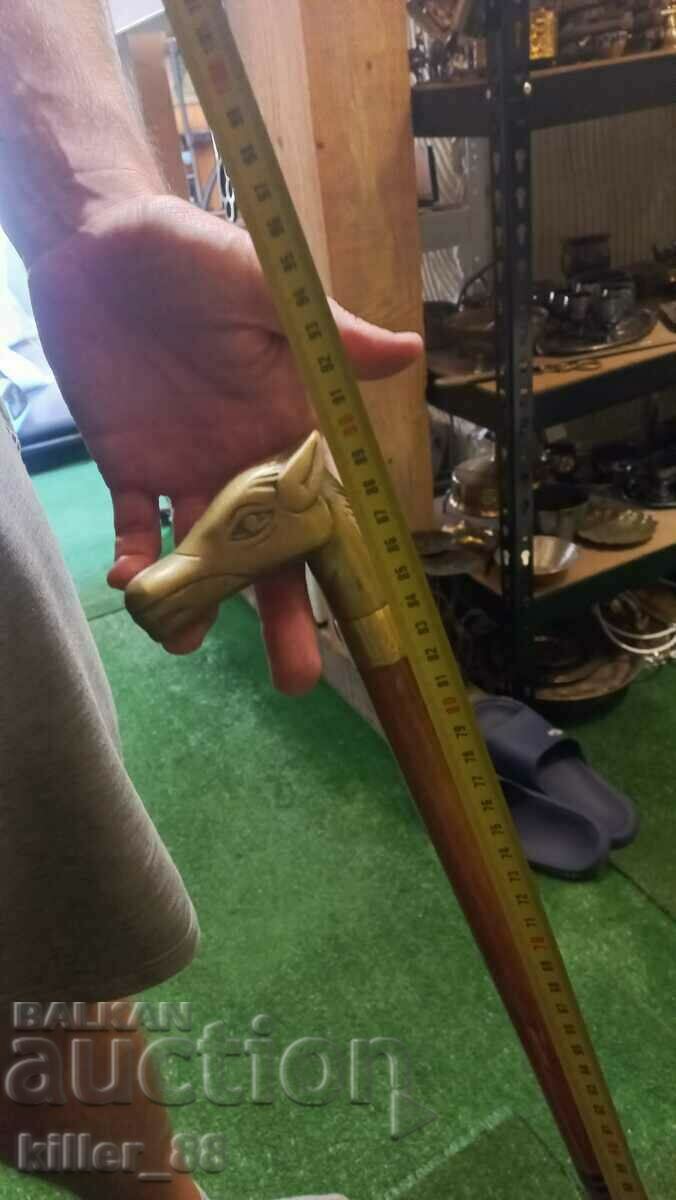 Delivery of Concealed blade cane with bronze handle Delivery of Concealed blade cane with bronze handle