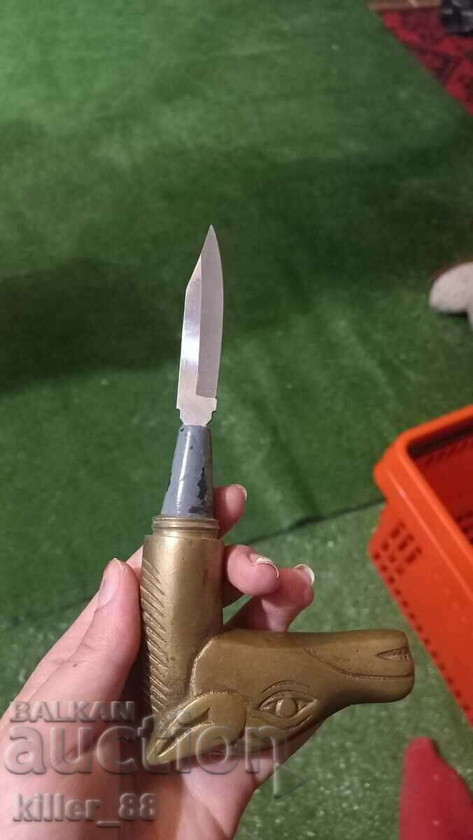 Concealed blade cane with bronze handle - 7 Concealed blade cane with bronze handle - 7