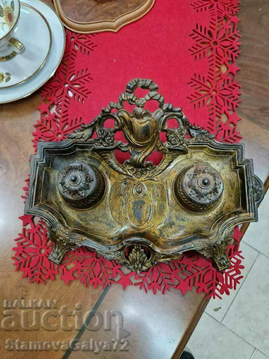 A beautiful antique French inkstand - 5 A beautiful antique French inkstand - 5