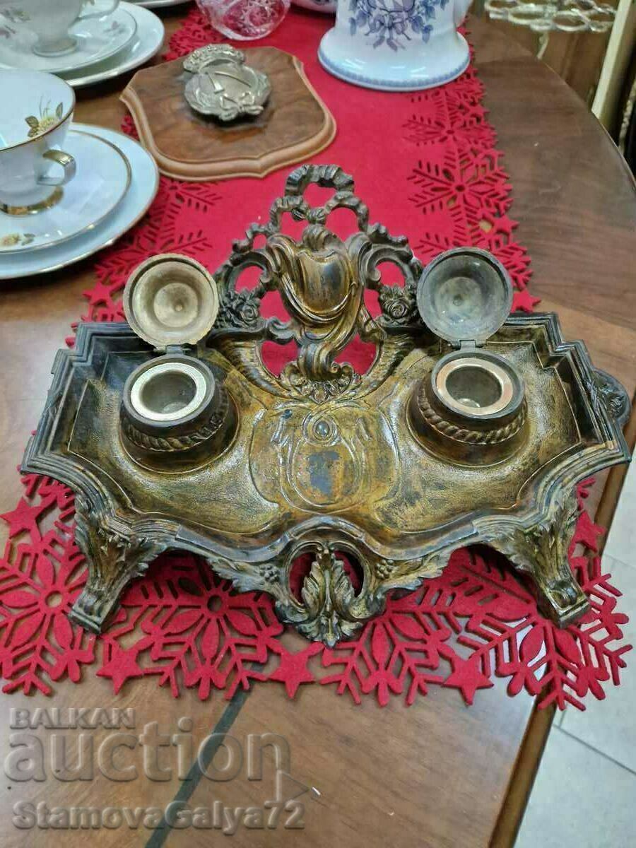 A beautiful antique French inkstand - 6 A beautiful antique French inkstand - 6