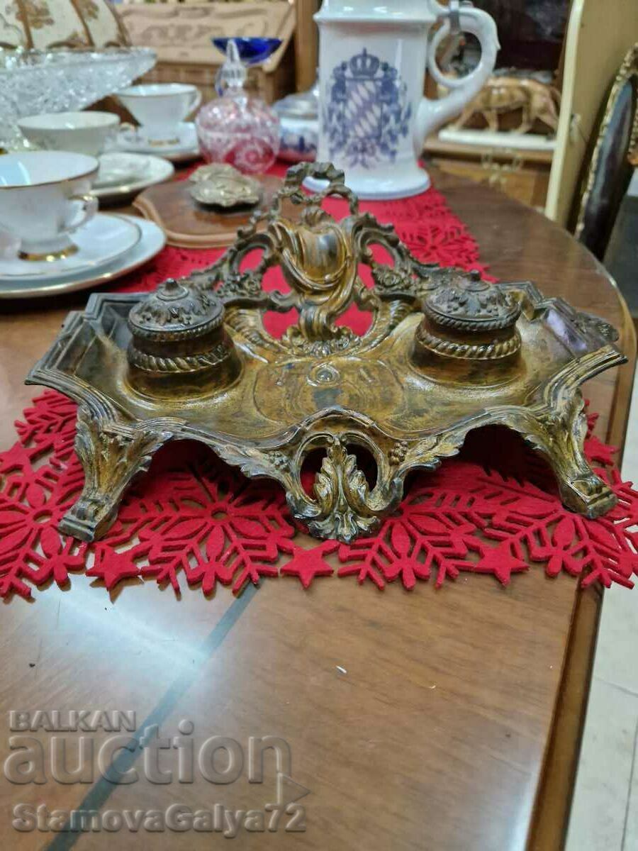 A beautiful antique French inkstand