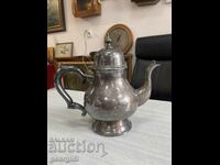 Thick silver plated English teapot. #4674