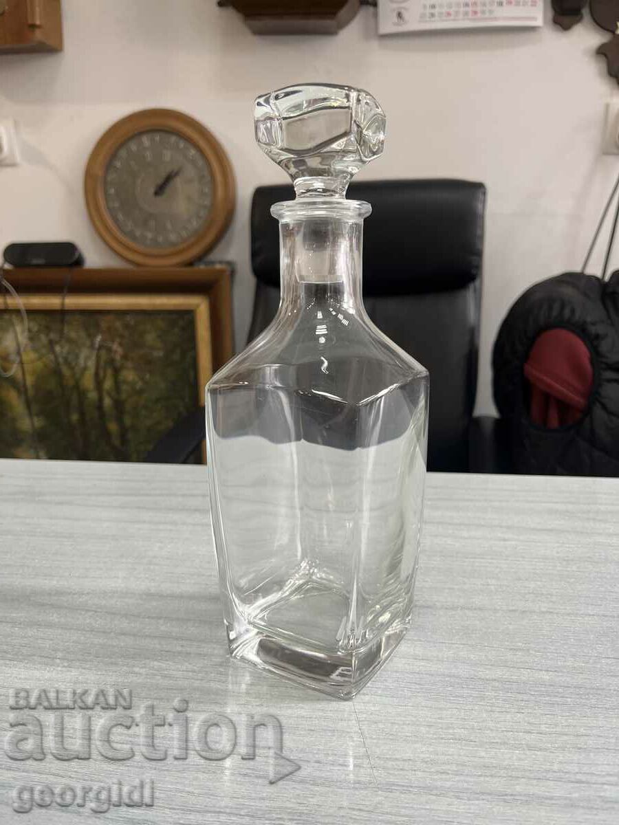 Κρυστάλλινο μπουκάλι / καράφα. #4675