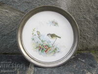 vintage old German porcelain tray