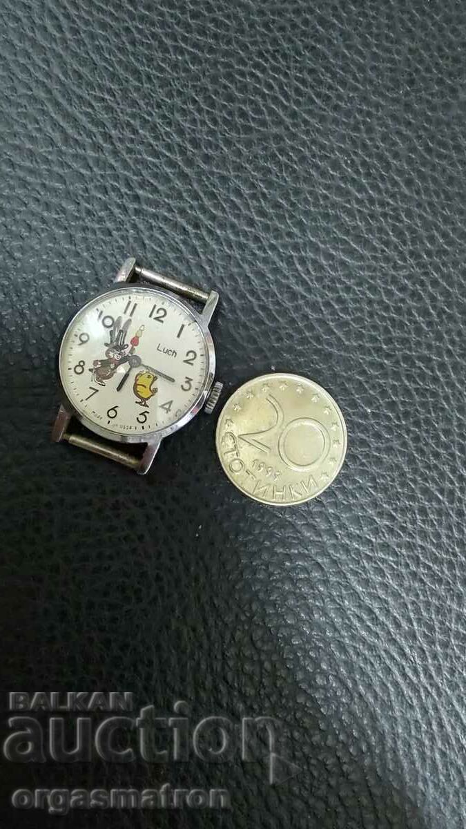 Animated Mechanical Watch BEAM Made in USSR Working - 5 Animated Mechanical Watch BEAM Made in USSR Working - 5