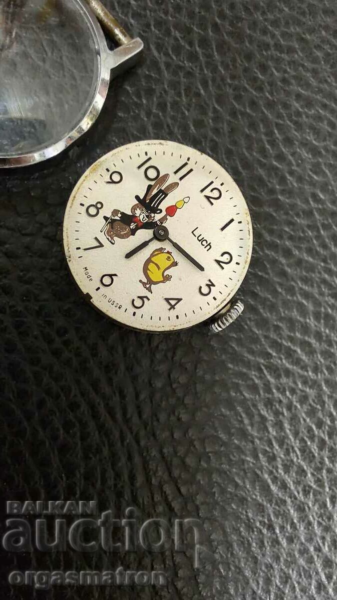 Animated Mechanical Watch BEAM Made in USSR Working - 6 Animated Mechanical Watch BEAM Made in USSR Working - 6