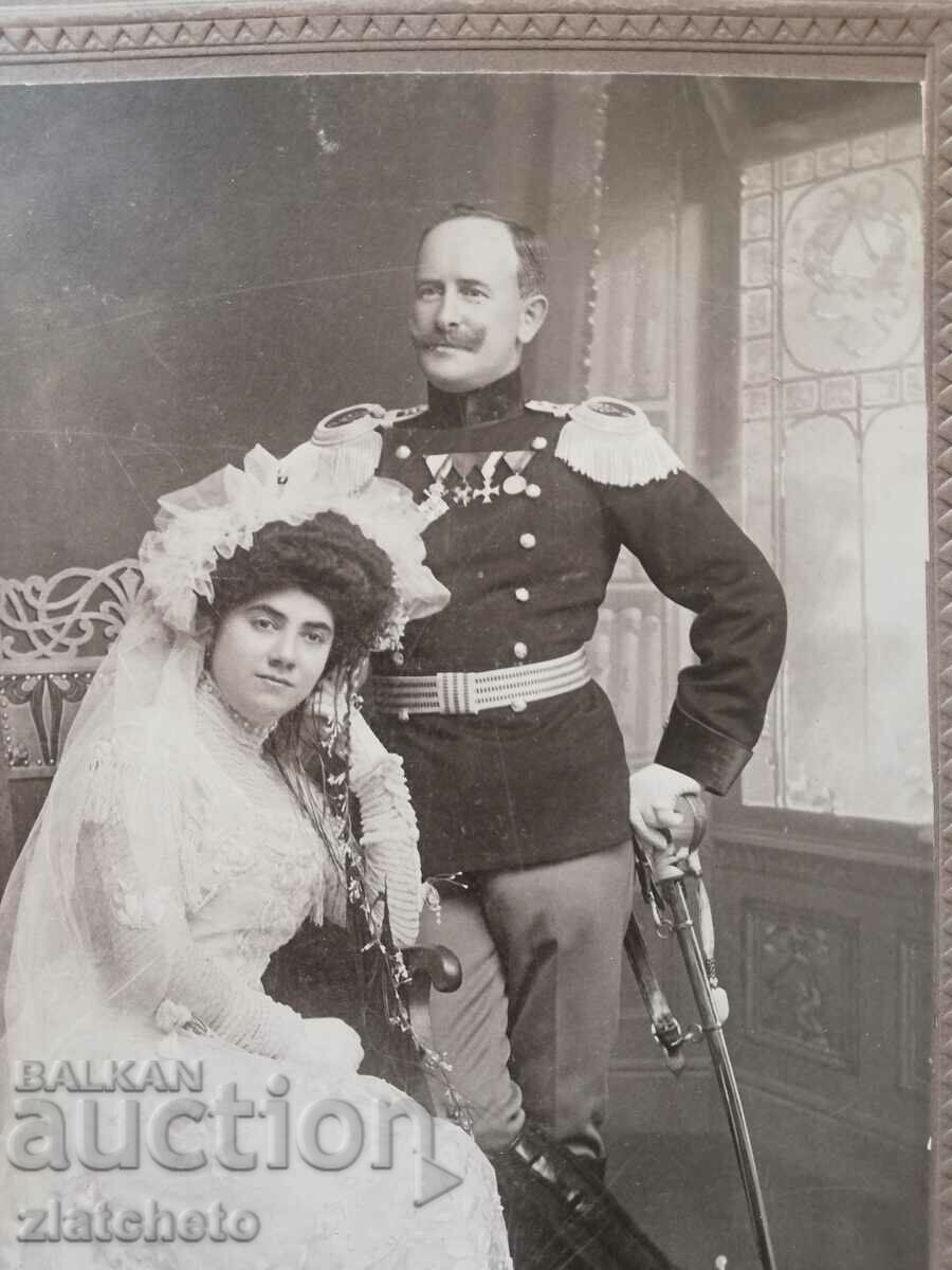 Delivery of Old photo cardboard - Military, studio K.Curtius Ruse Delivery of Old photo cardboard - Military, studio K.Curtius Ruse