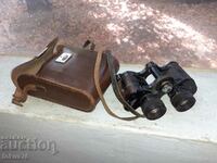 Old German binoculars with case