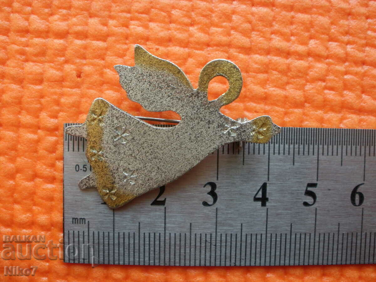 Antique silver brooch (pendant) - "angel". - 7 Antique silver brooch (pendant) - "angel". - 7