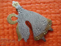 Antique silver brooch (pendant) - "angel".