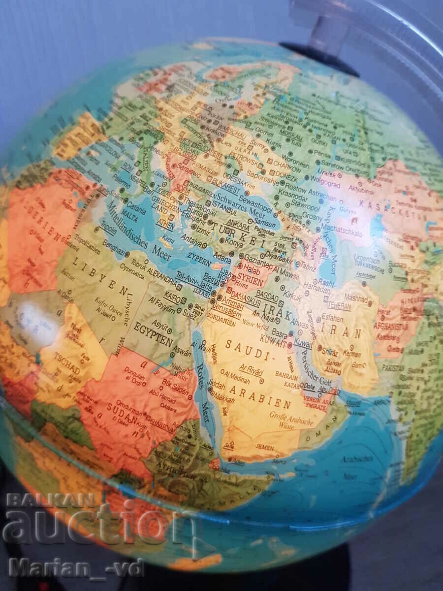 Large geographic globe - LED Lamp with price 50.00 BGN | € 25.56 Large geographic globe - LED Lamp with price 50.00 BGN | € 25.56