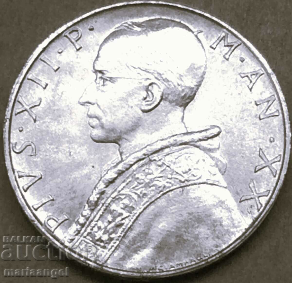 10 lire 1958 Vatican Pius XII