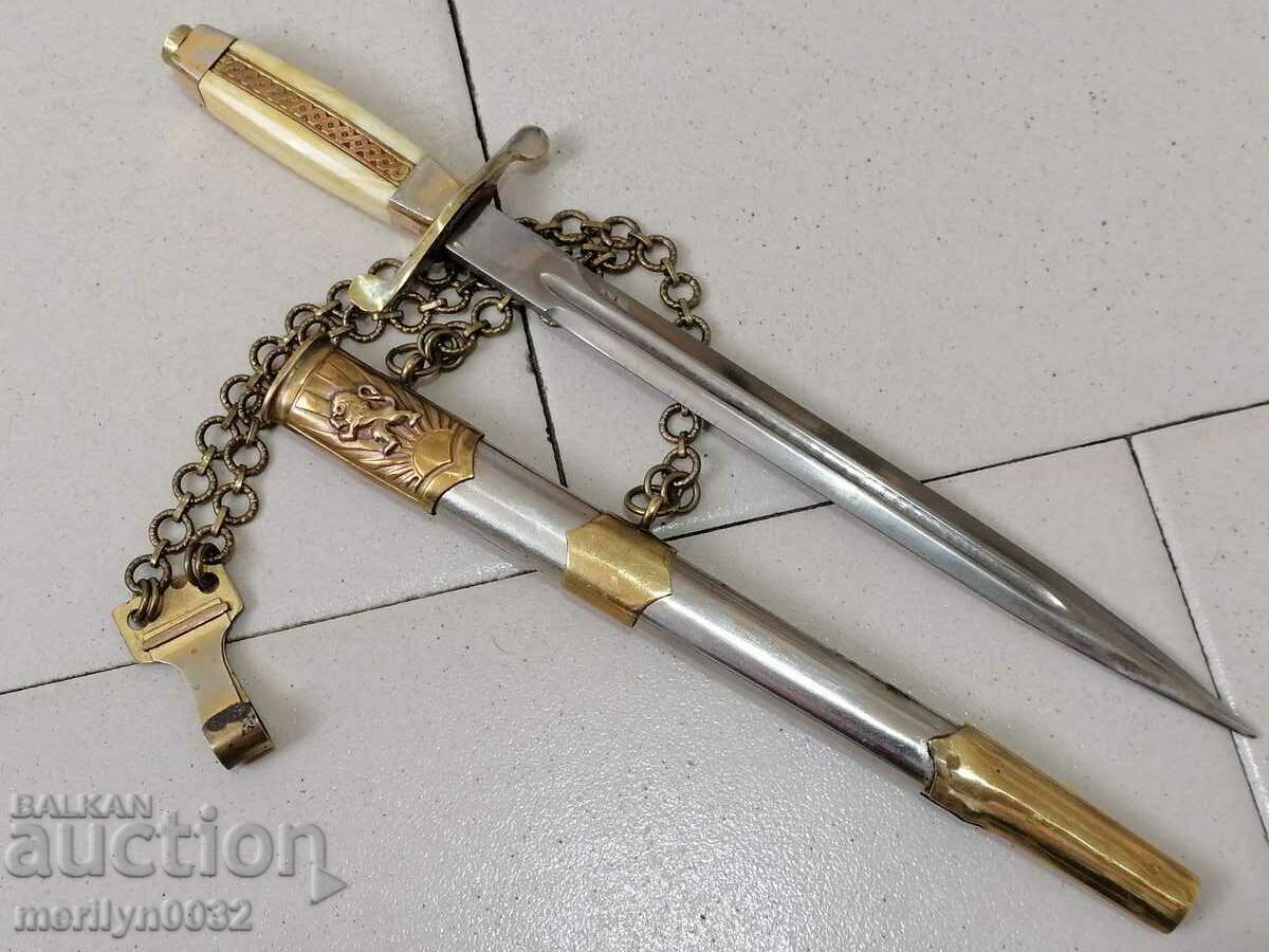 General military officer's kortik, dagger knife with kaniya with price 250.00 BGN | € 127.82 General military officer's kortik, dagger knife with kaniya with price 250.00 BGN | € 127.82