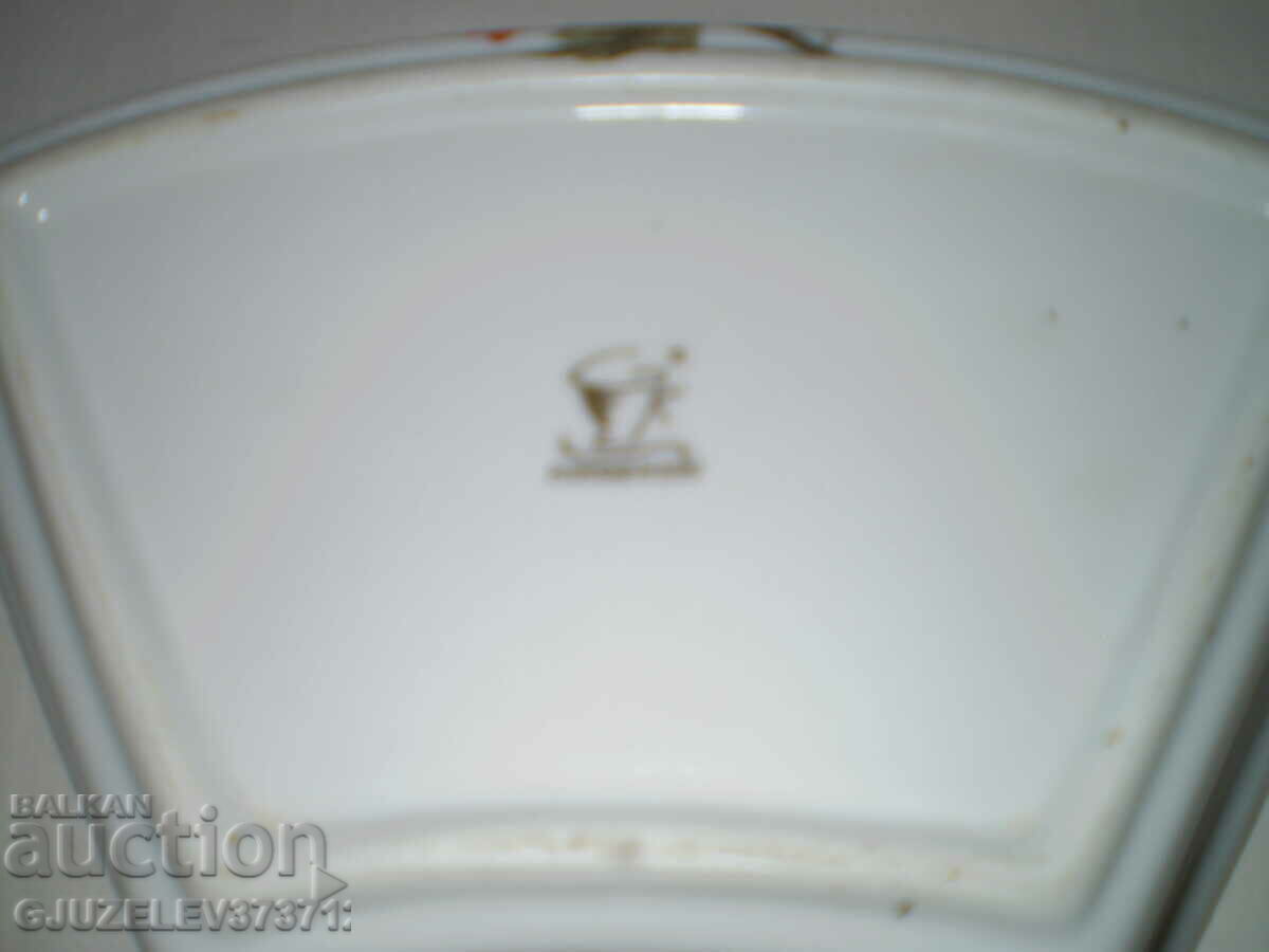 Kingensin Porcelain Vintage Bowl with Poppies Flower Lid - 7 Kingensin Porcelain Vintage Bowl with Poppies Flower Lid - 7