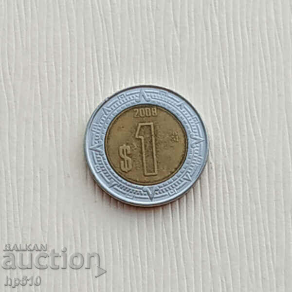 Mexic 1 Peso 2008 / Mexic 1 Peso 2008 cu preț 1.45 BGN | € 0.74