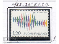 1985. Finland. 25th anniversary of EFTA.