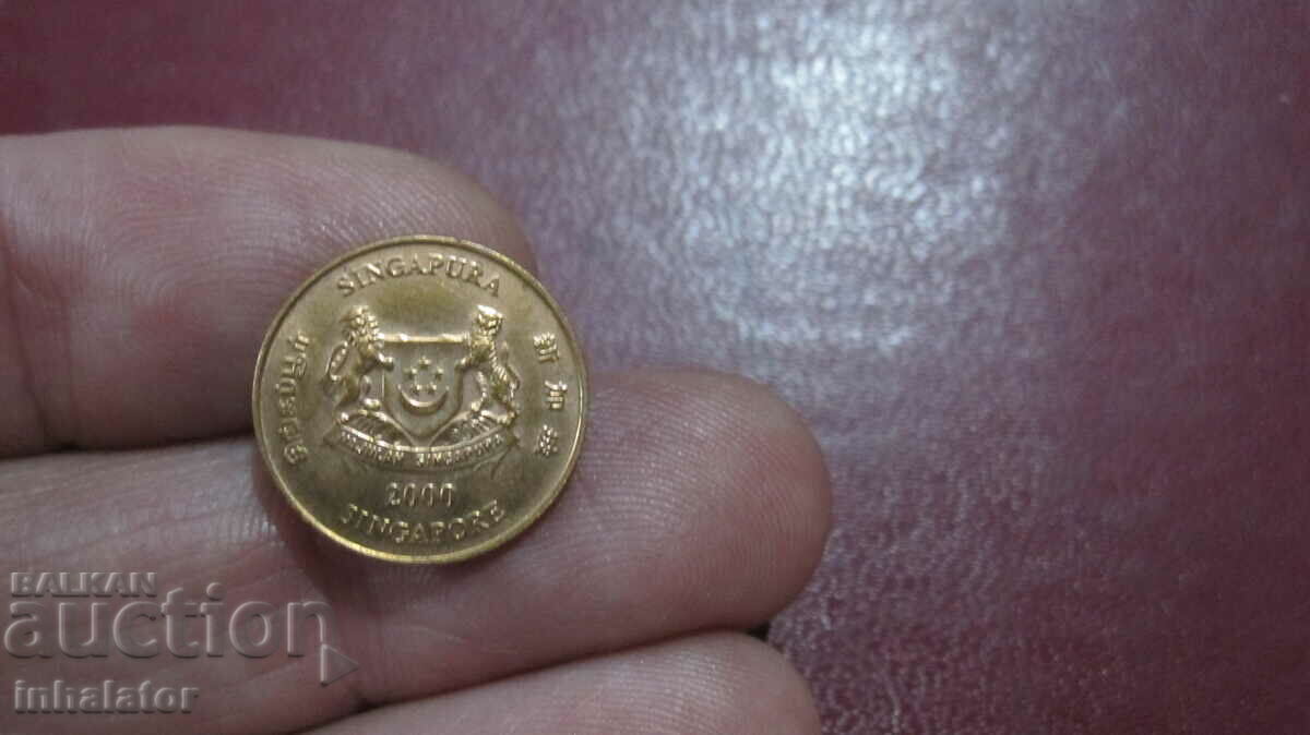 1 cent Singapore 2000
