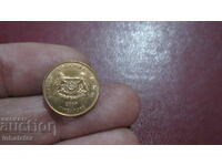 1 цент Сингапур 2000 год