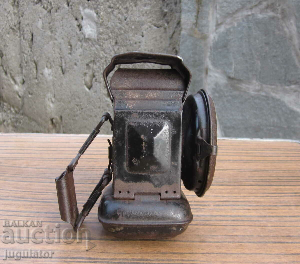 vintage German gas headlight lantern bicycle wheel lamp - 5 vintage German gas headlight lantern bicycle wheel lamp - 5