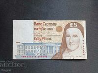 5 lire sterline Irlanda 1998