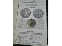 2 1/2 ECU 1992 Netherlands King Willem l Certificate